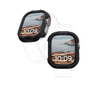 UAG Scout Bumper Case for Apple Watch 49mm, Black | Compatible with Apple Watch Band Ultra 4, Series 12 & SE 3, Snap-On, Military Grade Drop Tested, Hard Case