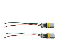 UAGFDFF 2pcs E12 Led Truck Indicator Light For MAN Truck For TGA For TGX TGS 81253206115 81253206117 Amber White Side Lamp Signal Lights Dynamic Turn Signal Light(2pcs plug)