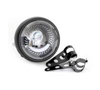 UAGFDFF 6.5-Inch Motorcycle Led Headlight Retro Round 12v 26w 6500k Led Headlamp With Bracket Kit Modified Parts Motorcycle Spot Lights