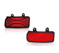 UAGFDFF Brake Light 2pcs For CRV 2015 2016 LED Rear Bumper Reflector Lights Dynamic Turn Signal Light Tail Brake Fog Lamp Accessories(C)