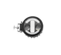 UAGFDFF Brake Light 3.5 Inch Round LED Headlight Work Lamp Pods 12V 24V High Low Beam Head Light 6000K White For Toyota Pickup Offroad(1pc LED Headlight)