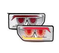 UAGFDFF Brake Light Automotive Tail Lighting Pmma Brake Lamp Dynamic Tail Lights 12v Led Rear Tail Lights For Automotive Replacement Car Rear(Clear)