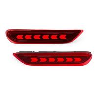 UAGFDFF Brake Light Car LED Rear Bumper Reflector Brake Light For Nissan For X-trail 2014-2016 Dynamic Turn Signal 12V(B)