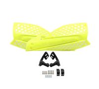 UAGFDFF Brake Protector Motocross Handbar Handguard Protector for Motorcycle Dirt Pit Bike ATV with 22mm Hand Guards Enduro Protection Dirt Bike Handguards(Yellow White)