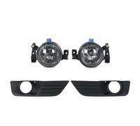 UAGFDFF Car Front Bumper Fog Light Lamp Cover For Focus MK2 II 2005 2006 2007 Frame Hood Grille Bezel Lid Led Work Lights(One set)