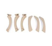 UAGFDFF Car Interior For E90 E91 3 Series 2004-2012 Inner Door Handle Panel Sedan Pull Trim Cover Auto Styling Accessories Door Interior Armrest(Beige 6Pc)