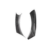 UAGFDFF Car Interior Mouldings 2pcs Car Accessories Carbon Fiber Texture Left/Right Door Handle Pull Cover Trim for BMW 3 Series E90 E91 316 318 320 325 328i Car Vent Outlet Trim(Right Carbon Fiber)
