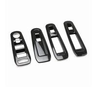 UAGFDFF Car Interior Mouldings Car Window Switch Cover Glass Lifter Button Panel Decoration Sticker For Peugeot 308 Car Accessories Car Vent Outlet Trim(Rhd Gray)