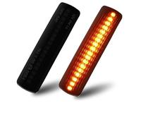 UAGFDFF Car LED Side Marker Light Flowing Amber Turn Signal Lamp For Land For Rover LR2 For Freelander 2 L359 2008 2009 LR3 For Discovery 3 2005 2006 Dynamic Turn Signal Light