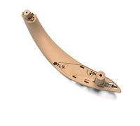 UAGFDFF Car Left Right Inside Interior Inner Door Panel Pull Trim Cover for 3 Series F30 F34 F35 2012-2018 Auto Accessories Door Interior Armrest(Beige Left Front)