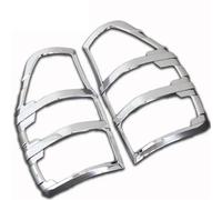 UAGFDFF Car Rear Light Cover Trims ABS Chrome Tail Lights Covers For Ranger For Wildtrak T6 T7 T8 2012 2013 2014 2015 2016 2017 2018 2019 2020 2021 Car Styling Rear Taillight Guard(Chrome)
