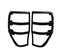 UAGFDFF Car Rear Light Cover Trims ABS Chrome Tail Lights Covers For Ranger For Wildtrak T6 T7 T8 2012 2013 2014 2015 2016 2017 2018 2019 2020 2021 Car Styling Rear Taillight Guard(Black)