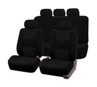 UAGFDFF Car Seat Cover Set Automobiles Seat Covers Full Car Cover Universal Fits Interior Accessories Protector Color Gray Car-Styling Auto Seat Protector(Black)