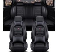 UAGFDFF Car Seat Cover Set Universal Car Seat Cover For Leon For Arona For Ateca For Tarraco For Ibiza For Alhambra Accessories Interior Auto Seat Protector(Black B)