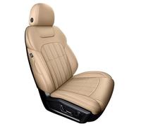 UAGFDFF Cars Front Seat Covers For Mitsubishi For Outlander Xl 3 For Lancer X For Eclipse L200 For Pajero For Sport For Colt Custom Car Seat Covers(1Pcs-Beige)