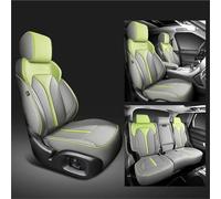 UAGFDFF Cars Front Seat Covers For Skoda For Superb 2 3 For Karoq For Octavia A5 A3 For Rapid For Kodiaq For Yeti Custom PU Fashion Car Seat Covers(Grey Green)