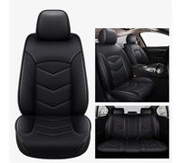 UAGFDFF Cars Front Seat Covers Full Set Leather Car Seat Covers For Land For Rover For Freelander 1 For Evoque For Defender For Range For Discovery(Black)