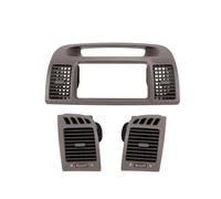 UAGFDFF Center Console Vents For Toyota For Camry 5 2002 2003 2004 2005 2006 Fascia Auto Stereo Panel CD DVD Interior Accessories Air Vent Outlet Radio Dashboard Air Conditioning Vent(Gray-air)