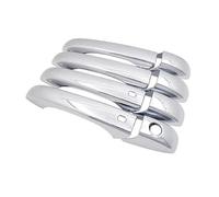 UAGFDFF Door Handle Chrome Car Door Handle Cover for Jeep for Patriot for Liberty for Russia 2007~2017 Trim Set Exterior Accessories(2 Button 4 Door)