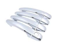 UAGFDFF Door Handle for Citroen C for Elysee 2012~2019 Chrome Door Handle Cover Trim Cap Catch Car Decoration Molding Garnish Overlay Protector(Handle 4 Door)