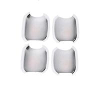 UAGFDFF Door Handle for Citroen C for Elysee 2012~2019 Chrome Door Handle Cover Trim Cap Catch Car Decoration Molding Garnish Overlay Protector(Bowl 4 Door)