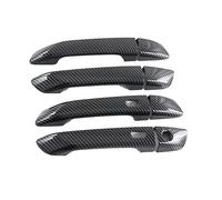 UAGFDFF Door Handle for Isuzu for D-MAX 2019 2020 2021 2022 Car Door Handle Bowl Cover Cup Cavity Trim Insert Catch Molding Garnish Carbon Fiber