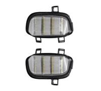 UAGFDFF Dynamic Led Turn Signal For GMC For Sierra 1500 2019-2022 LED Side Mirror Puddle Lamp Side Rearview Light 2pcs(Clear)