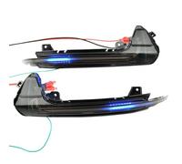 UAGFDFF For A6 C7 C7.5 RS6 S6 4G 2012-2018 Car Side Wing Rearview Mirror Blinker Indicator LED Dynamic Turn Signal Light Blinker Lamp(Blue Yellow)