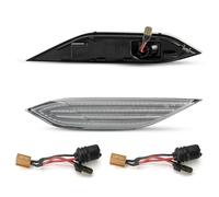 UAGFDFF For Cayenne 958 2011 2012 2013 2014 Car Front Side Light Turn Singal Light Marker Light Lamp Blinker Lamp(Silver)