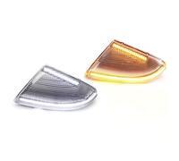 UAGFDFF For Dodge For Ram 1500 2500 3500 2009-2018 Dynamic Turn Signal Light LED Side Wing Rearview Mirror Indicator Blinker Lamp(Dynamic Crystal)