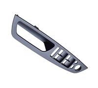 UAGFDFF for E70 X5 SAV 2007-2013 Left Front Door Interior Panel Inner Handle Driver's Seat Button Switch Frame Storage Box Door Interior Armrest(High-Black)