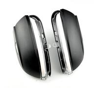 UAGFDFF For VW For Passat For CC B7 For Scirocco For Jetta MK6 LED Side Wing Dynamic Turn Signal Light Rearview Mirror Indicator Blinker Lamp(Crystal white)