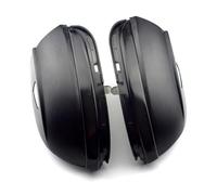 UAGFDFF For VW For Passat For CC B7 For Scirocco For Jetta MK6 LED Side Wing Dynamic Turn Signal Light Rearview Mirror Indicator Blinker Lamp(Smoked black)