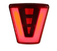 UAGFDFF LED Third Brake Light LED Brake Pilot Light Universal Rear Third Brake Tail Lamp Stop Safety Warning Light Stop Signal For Car Auto Rear Brake Lamp(Red)