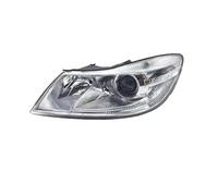 UAGFDFF Left & Right Headlight Headlamp For Skoda For Octavia 1Z MK2 2009 2010 2011 2012 Car Side Front Halogen Headlights Assembly Bumper Warning Light(Left)