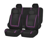 UAGFDFF Seat Protector Fabric Car Seat Covers For VW For Golf For Amarok For Canyon For Aventura For Atlas 2022 Auto Seat Cushion Cover Front Seat Covers(5Seats-Purple)