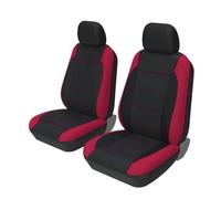 UAGFDFF Seat Protector Full Car Seat Cover Polyester Material Seat Cover Breathable Universal Multi-color Optional Car Accessories Front Seat Covers(RED-4PCS)