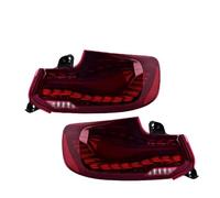 UAGFDFF Tail lights assembly For BMW 2 Series Dragon Scale LED Taillight 2014-2020 Flowing Light Turn DRL Rear Tail Lamp M2C F22 F23 F87 218 230 Rear Tail Stop(L and R Red)