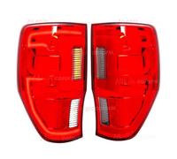 UAGFDFF Tail lights assembly For Ranger For Wildtrak XLT XLS XL T6 T7 2019 2020 2021 2022 Tail Lamps Turn Signal Rear Running Brake Reverse Lights Rear Tail Stop(Red shell B)