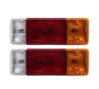 UAGFDFF Tail lights assembly For Toyota Landcruiser 70 75 79 Series Ute 2 Pcs Car Rear Tail Light Cars Square Rear Lights Replacement Auto Bumper Back Lamp Rear Tail Stop