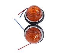 UAGFDFF Turn Signal Lamp 2PCS 72mm Turn Signal Brake Stop Light LPB630 for Classic for Mini Morris Minor DC 12V(Orange)