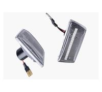 UAGFDFF Turn Signal Lamp For Chevy For Cruze 2009-2014 Led Dynamic Side Marker Turn Signal Light Sequential Blinker Lamp(Dynamic Crystal)