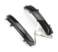 UAGFDFF Turn Signal Lights 2PCS Dynamic Blinker For VW For Jetta 6 For Mk6 For Scirocco For MK3 LED For EOS Side Mirror Indicator Turn Signal Light Dynamic Turn Signal(Black)