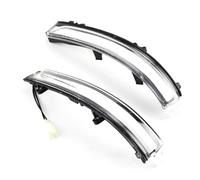 UAGFDFF Turn Signal Lights 2PCS Dynamic Blinker For VW For Jetta 6 For Mk6 For Scirocco For MK3 LED For EOS Side Mirror Indicator Turn Signal Light Dynamic Turn Signal(WHITE)