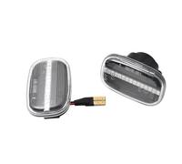 UAGFDFF Turn Signals Dynamic LED Flashing Turn Signal Light Side Marker Lamp For Lexus For RX 300/330/350/400h MCU3/GSU3/MHU3 2003-2009 Indicator Light(Crystal)