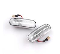 UAGFDFF Turn Signals Dynamic Side Marker Indicator Lamp LED Turn Signal Light For Peugeot For Bipper Box Van For For Tepee Indicator Light(Crystal)