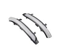 UAGFDFF Turn Signals LED Dynamic Turn Signal Blinker Mirror Flasher Light Indicator For Skoda For Octavia MK2 For Superb B6 3T Indicator Light(Crystal Lens)