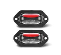 UAGFDFF Turn Signals LED License Plate Indicator Warning Lamp Taillight For Truck SUV Trailer Lorry RV Trucks 12V 24V Indicator Light(Red)