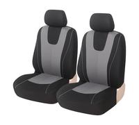 UAGFDFF Universal Car Seat Covers For GMC For Sierra 1500 2500 3500 For Yukon For Terrain Polyester Chair Seat Pad Car Covers Protection Cushion Seat Protector(4Pcs-Grey)