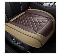 UAGFDFF Universal Car Seat Covers Universal Style Pu Leather Car Seat Cover Cushion For Hyundai For Encino For Elantra Ix25 Ix35 For Kona Interior Accessories Seat Protector(Beige Coffee,Front 1pcs)
